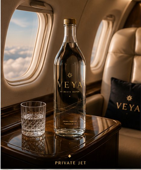 VEYA on a private jet
