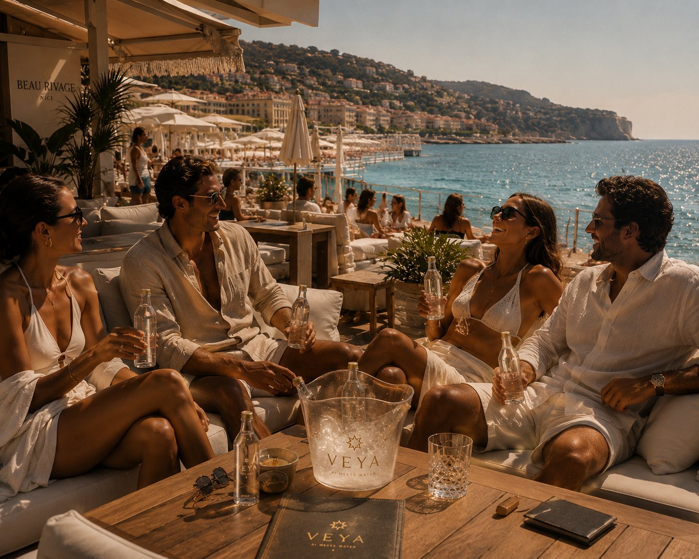 VEYA on the Côte d'Azur at a Mediterranean beach club