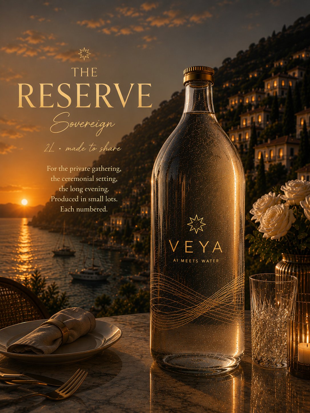 VEYA Sovereign — 2L. For the private gathering, the ceremonial setting, the long evening. Produced in small lots.
